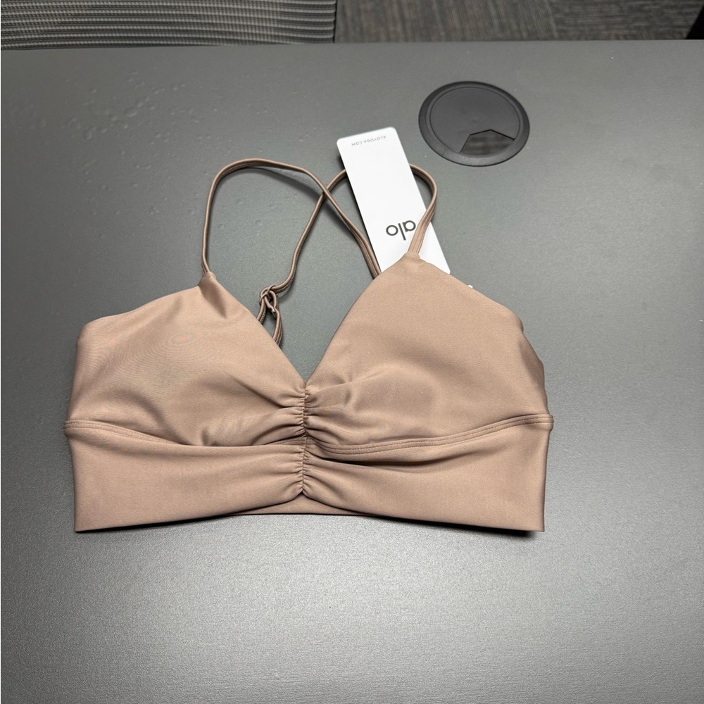 ALO Yoga Taupe Airlift Bra